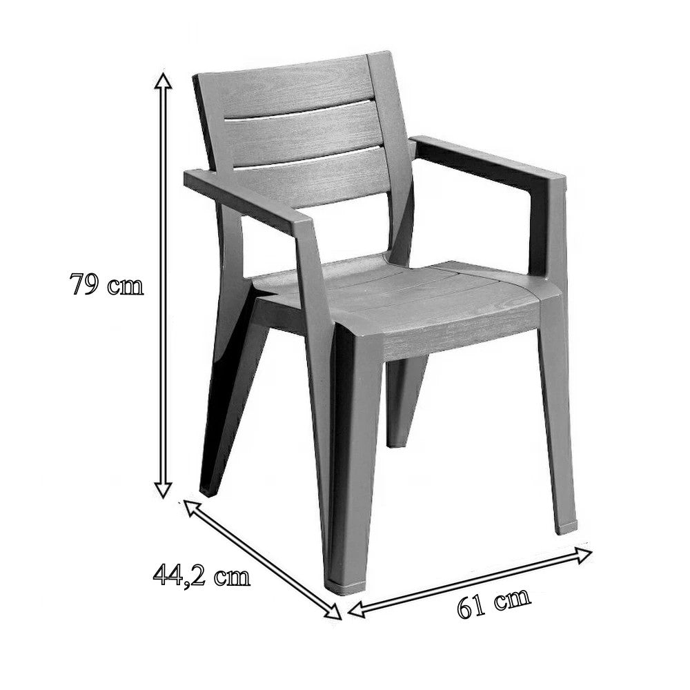 Jelise 4+1 kerti bútor garnitúra szett Másodlagos kép