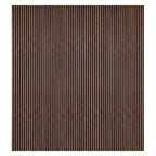 Akusztikus falpanel teljes felülete dió hatású lécekkel - Homelux, 260060-Walnut
