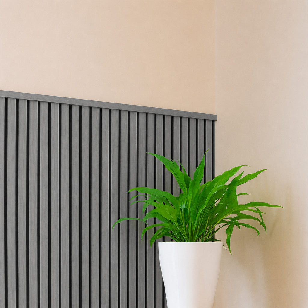 Koncová lišta v odtieni šedej 260 × 2,5 × 1,8 cm Sekundárny obrázok