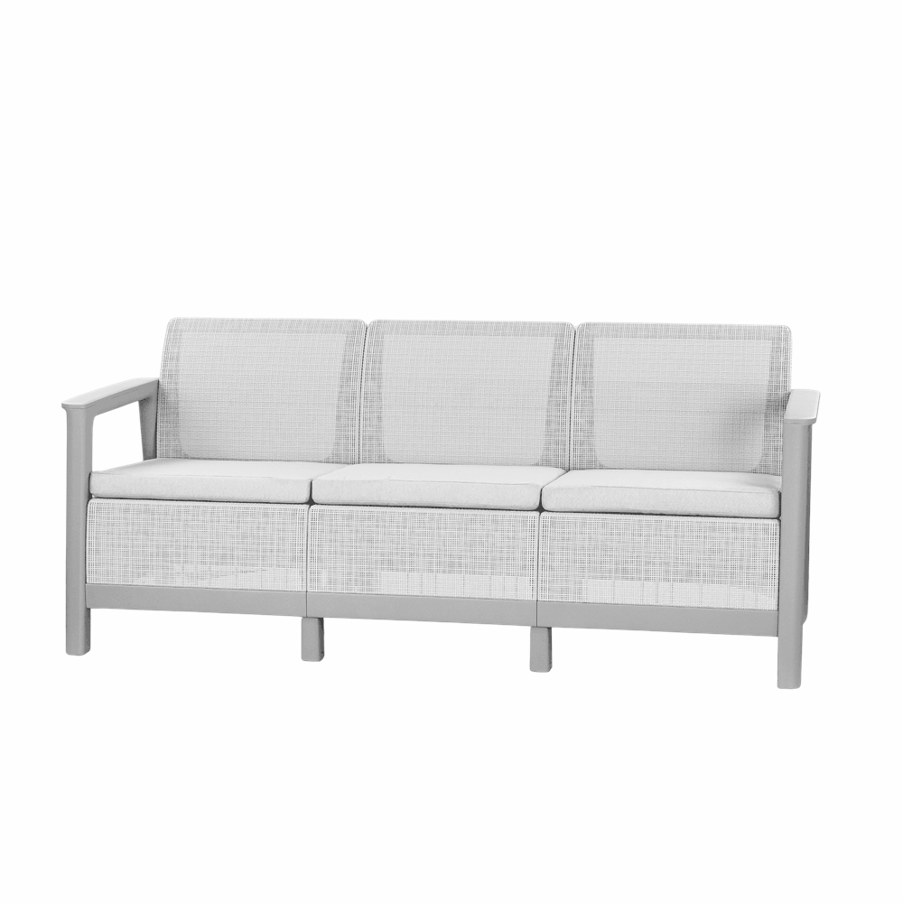Scandi Love linea duo kerti bútor szett jute tárolós asztallal