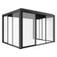 Pergola üveg tolóajtó, antracit kivitel - Homelux, 5905610251550