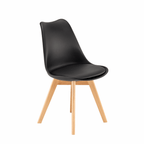 Lola 6+1 jedálenský set čierno-biely