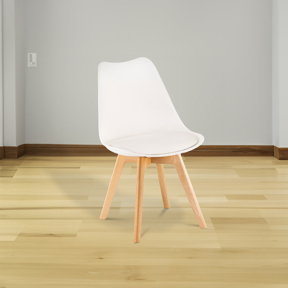 Jedálenská stolička Silla v bielej farbe Sekundárny obrázok