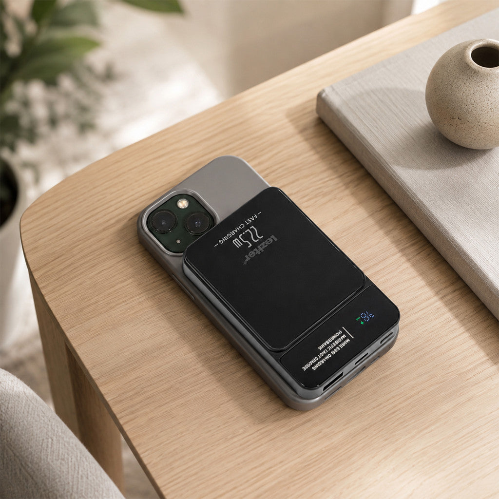 Powerbank Wireless 10000 mAH 2A 22,5W čierna Sekundárny obrázok