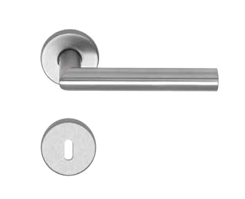 BB záras inox rozettás kilincs - Homelux, KILINCS-INOX-BB Fő kép