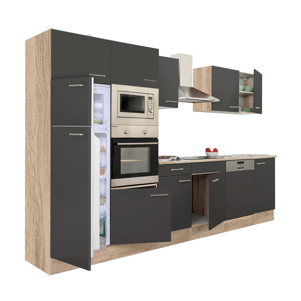 Konyhabútor, felülfagyasztós hűtős kivitel - Homelux, L340STAN Hlavný obrázok