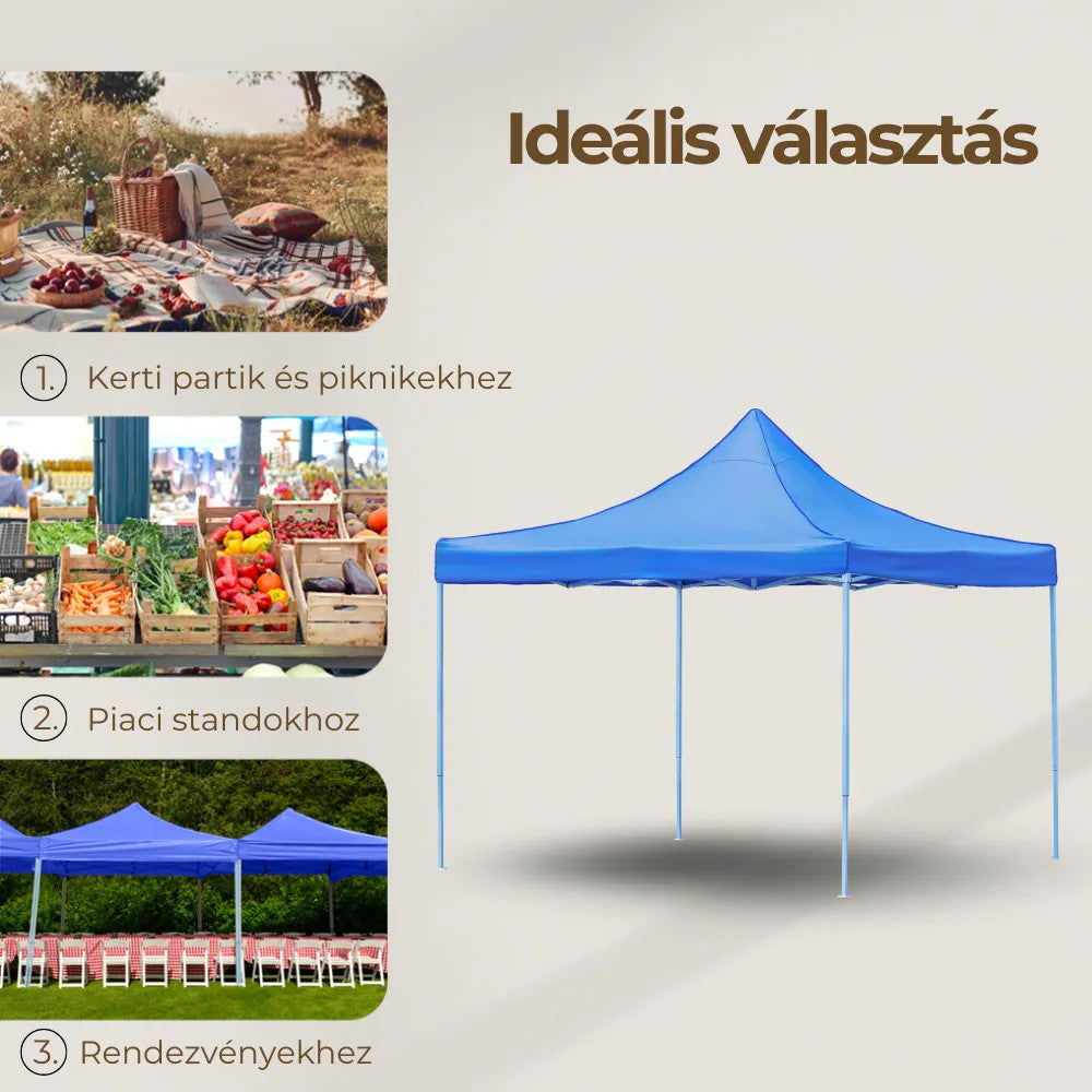 Skladací záhradný altánok 3x3 m Sekundárny obrázok