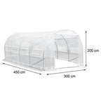 Melegház fólia méretábra 200 × 300 × 450 cm - Homelux, LMHF-432-TR