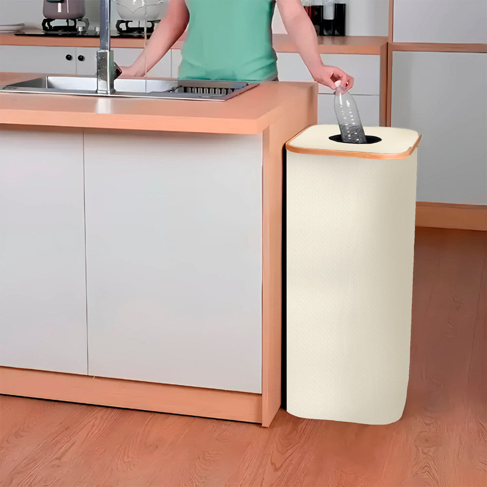 Selektívny zberač fliaš 100 l biely Sekundárny obrázok