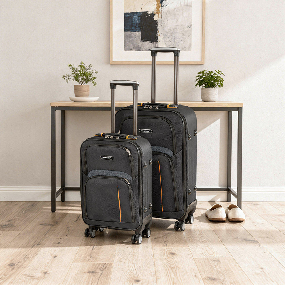 Sada kožených kufrov na kolieskach TraveLux Light II Sekundárny obrázok