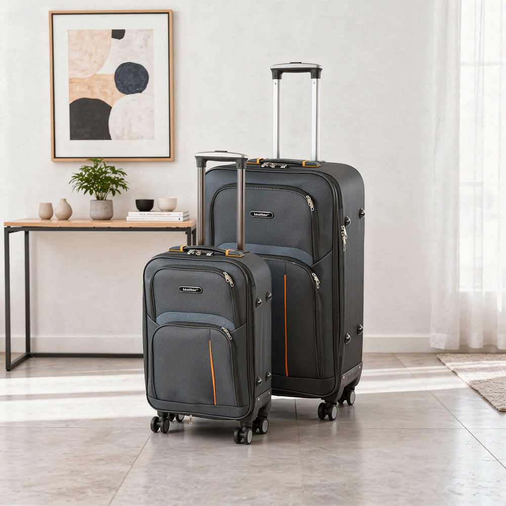Sada kožených kufrov na kolieskach TraveLux Light III Sekundárny obrázok