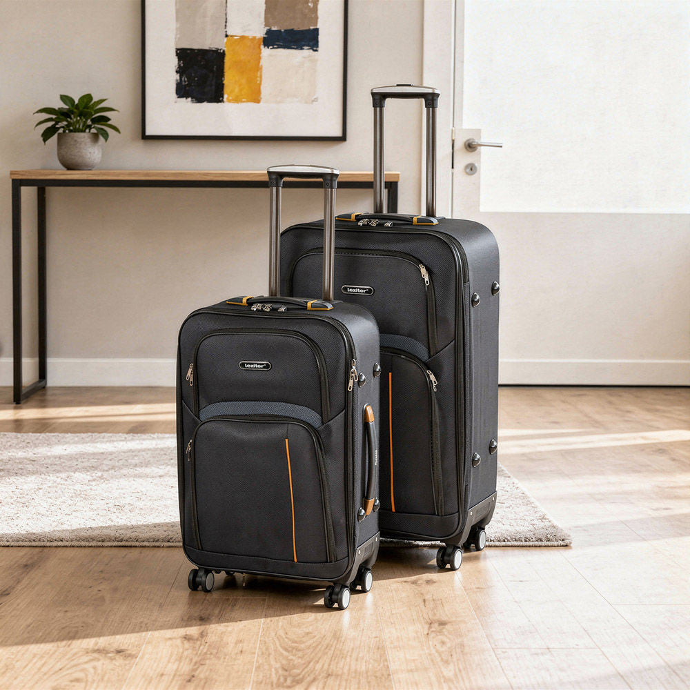 Sada kožených kufrov na kolieskach TraveLux Light IV Sekundárny obrázok