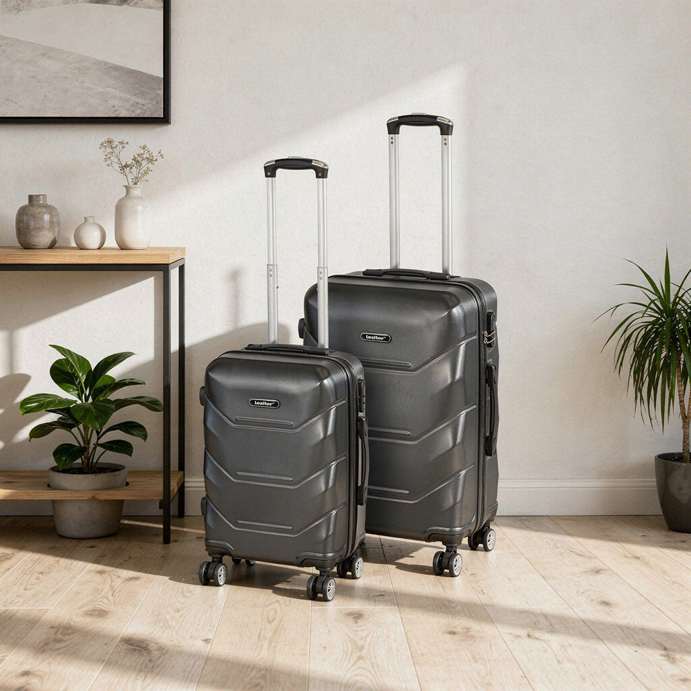 Sada kožených kufrov na kolieskach TraveLux Max V Sekundárny obrázok