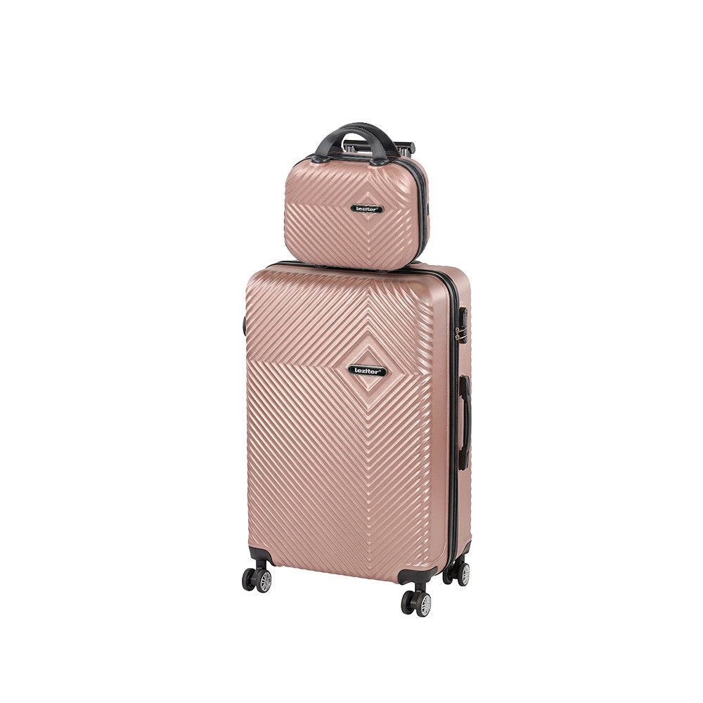 2 részes bőröndszett, modern rosegold színben - Homelux, LTRPBS-V-RG Hlavný obrázok