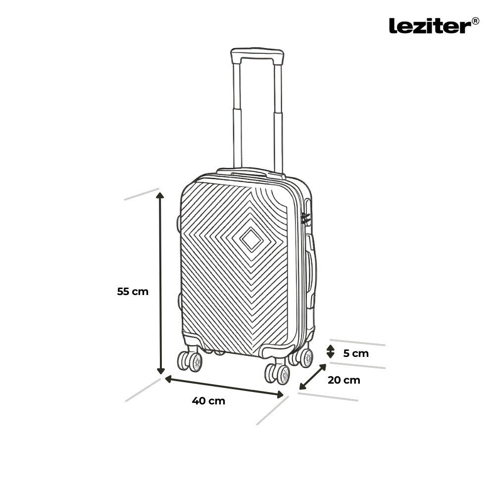 Sada kožených kufrov na kolieskach TraveLux Pro X Sekundárny obrázok
