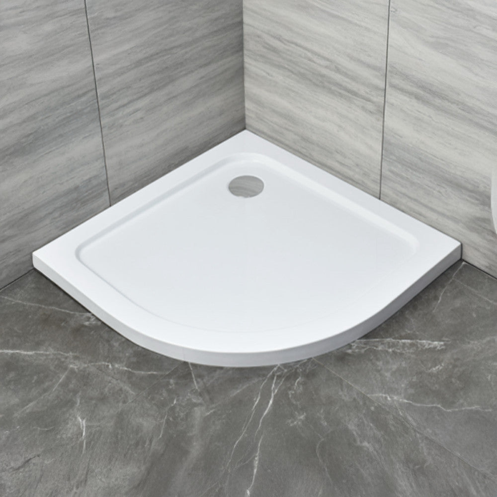 Modena Slim zakrivená nízka akrylová sprchová vanička 80x80 cm Sekundárny obrázok