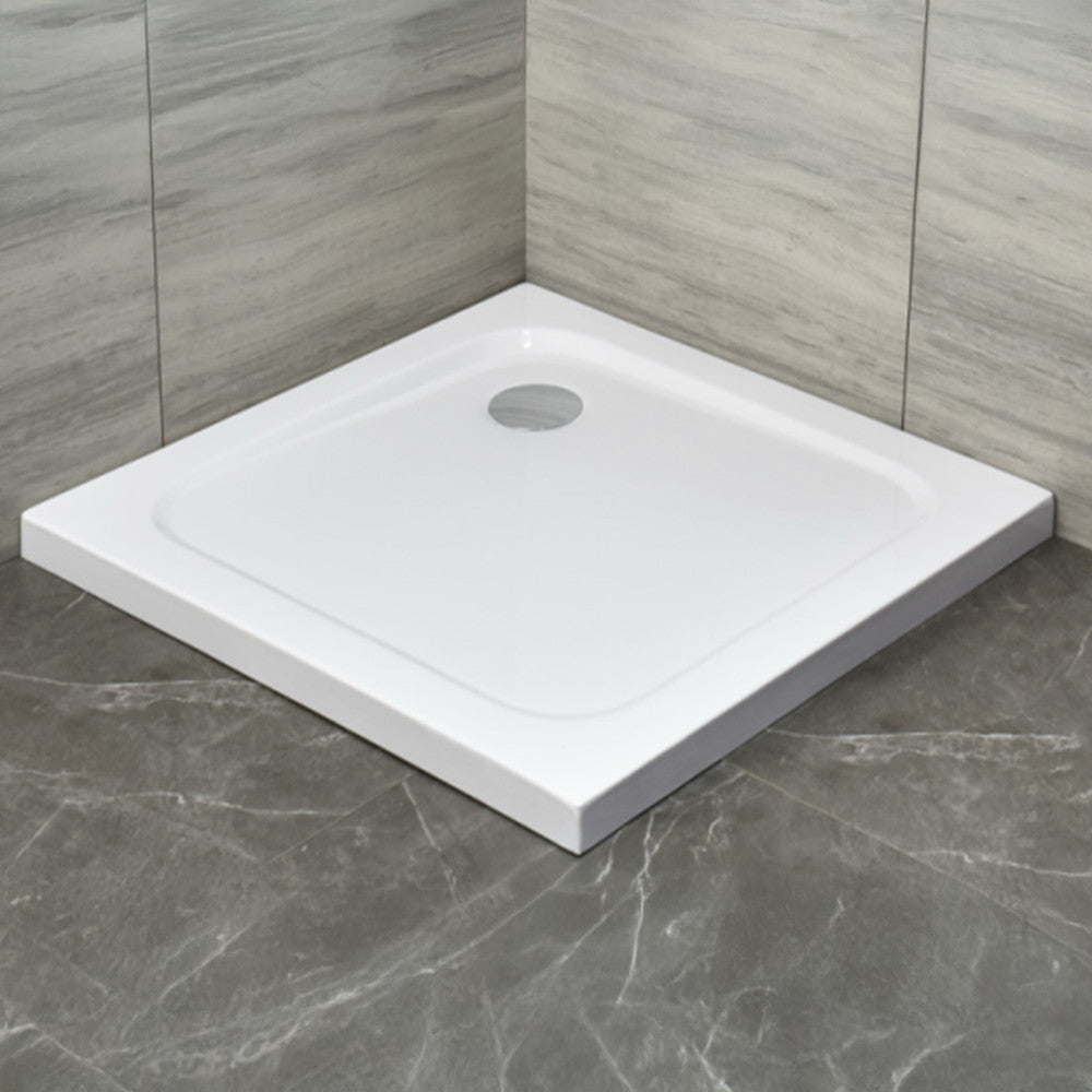 Modena Slim štvorcová nízka akrylová sprchová vanička 80x80 cm Sekundárny obrázok