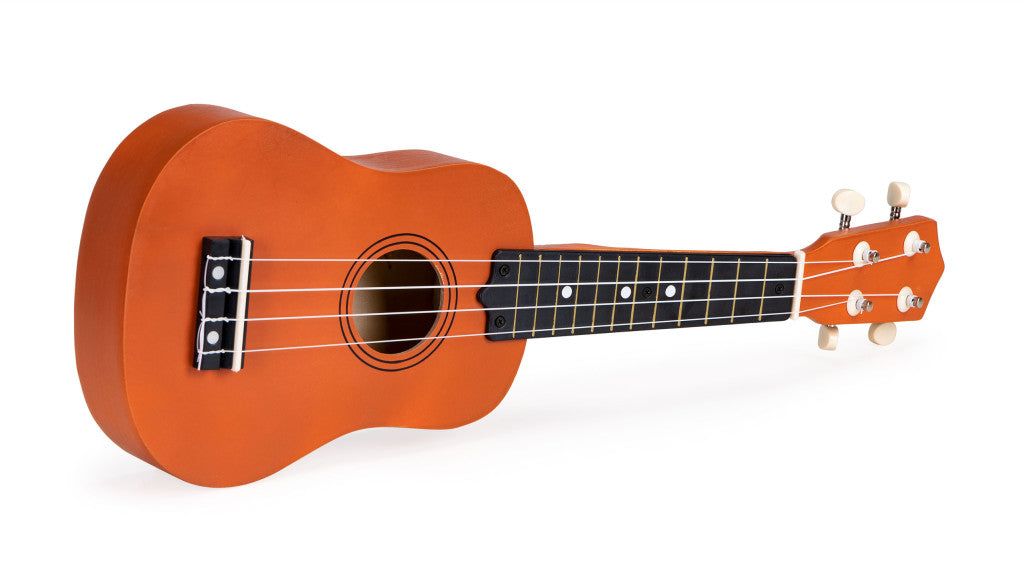 Drevené ukulele gitara pre deti, 4 nylonové struny hneďá Sekundárny obrázok