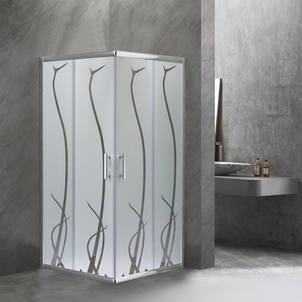 Spirit Bamboo 80 x 80 cm hranatá sprchová kabína bez sprchovej vaničky Sekundárny obrázok