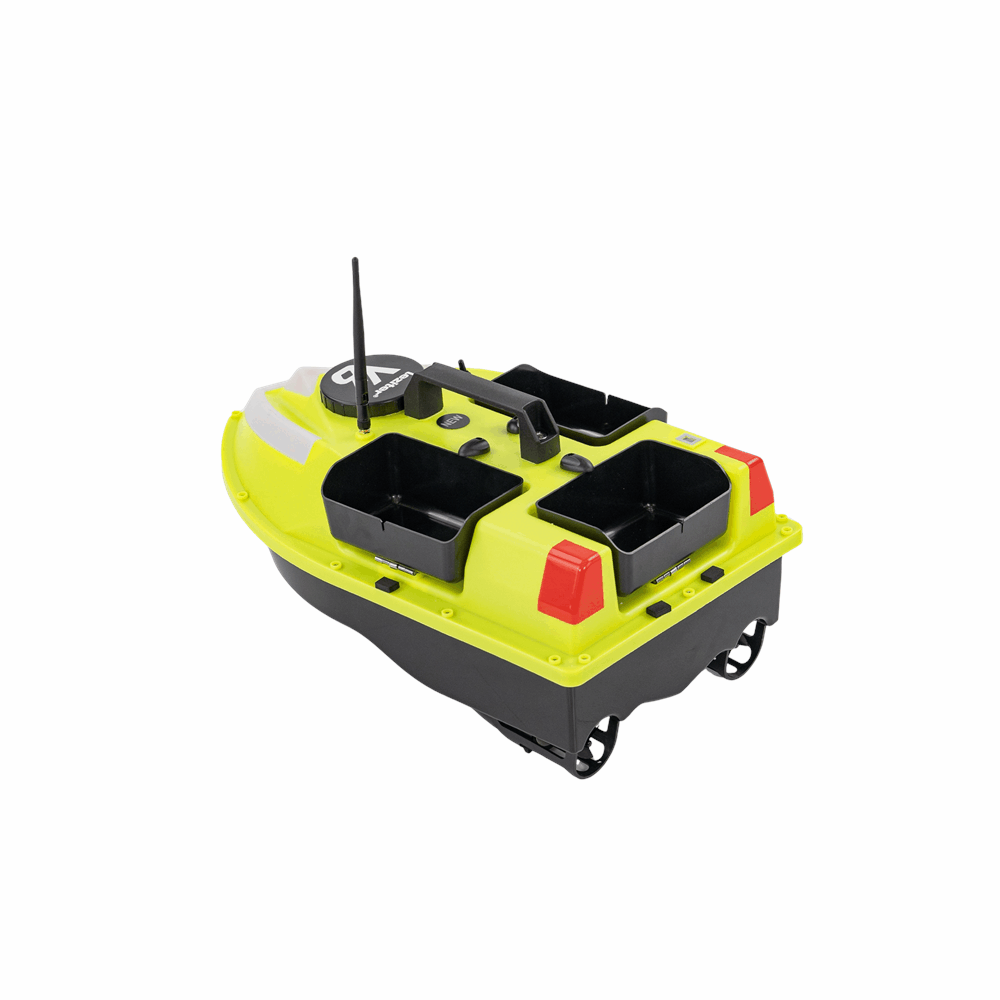 Kŕmenie lode V6 GPS s 3 nádržami vzadu a bočným nočným osvetlením