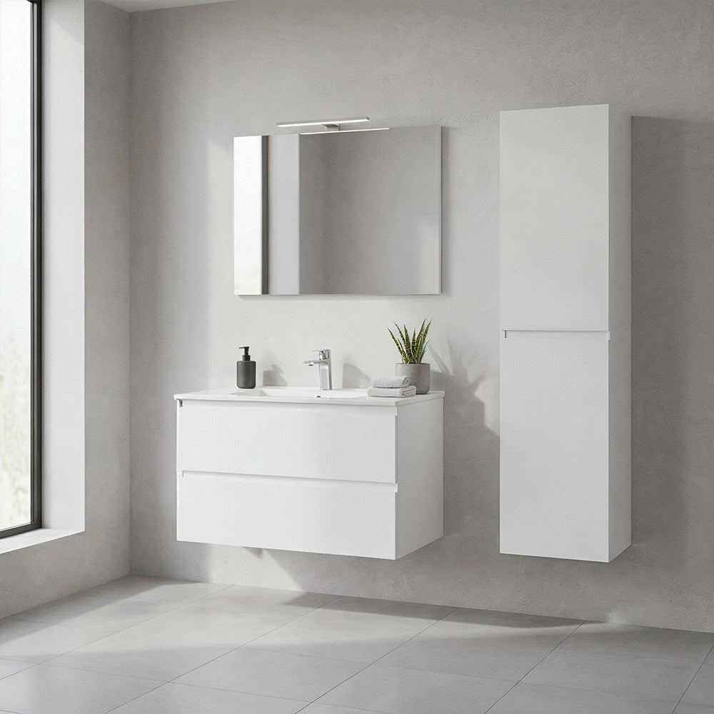 Vario Forte 35 závesná bočná skrinka biela-biela Sekundárny obrázok