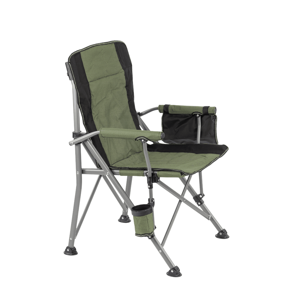 Kreslo Leziter Comfort s držiakom na poháre zelené